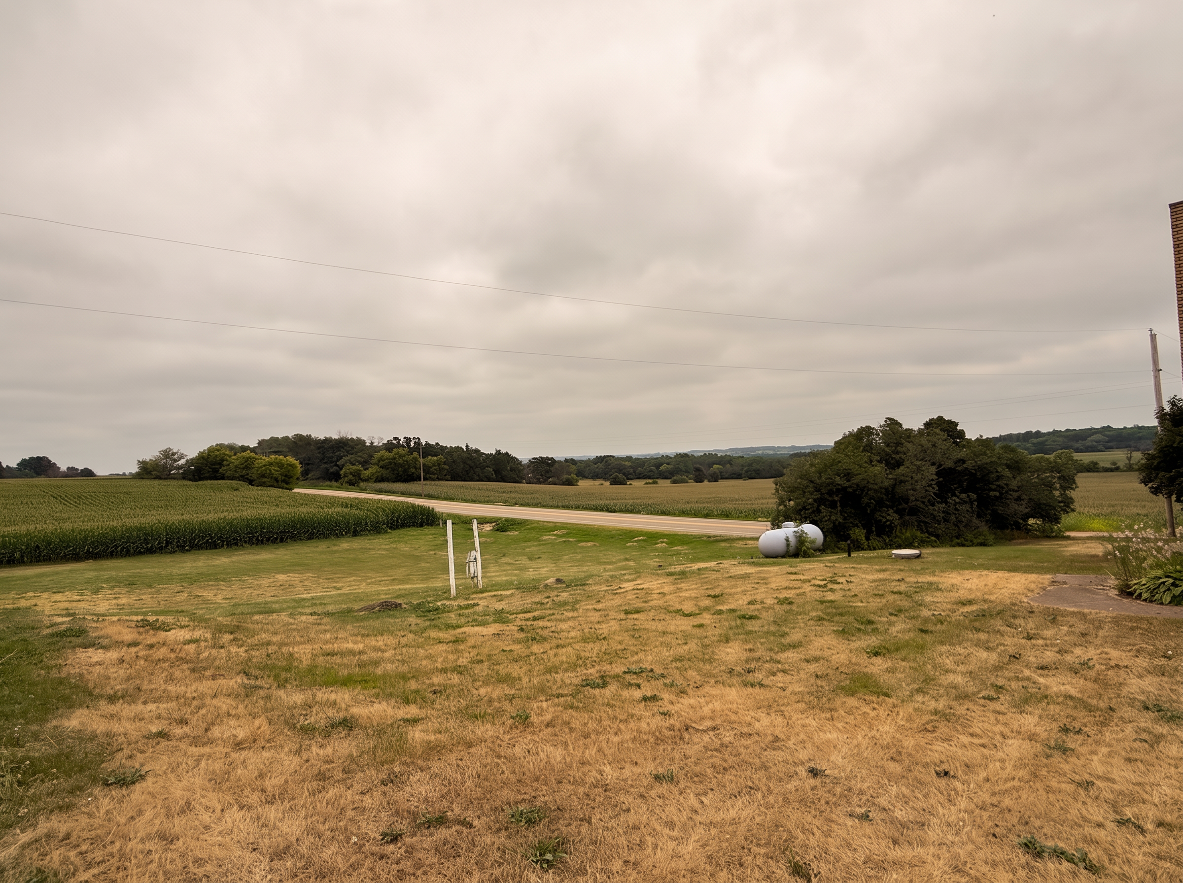Farm fields at Luck of the Irish Farm in Roberts, Wisconsin