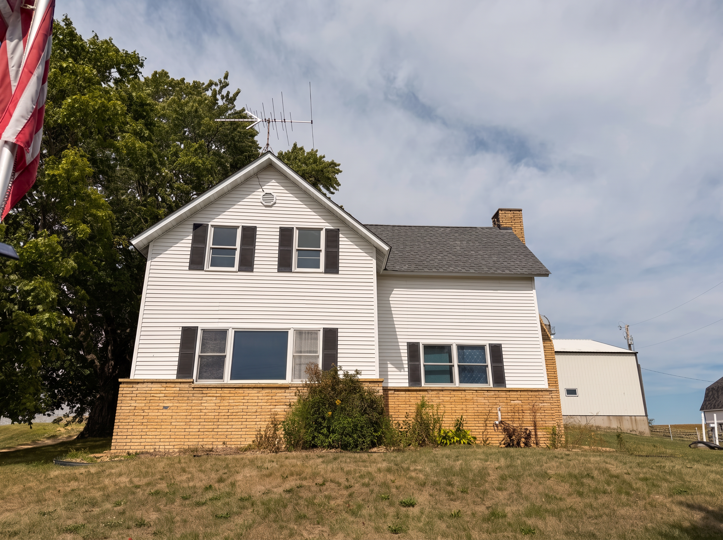 The real farmhouse today